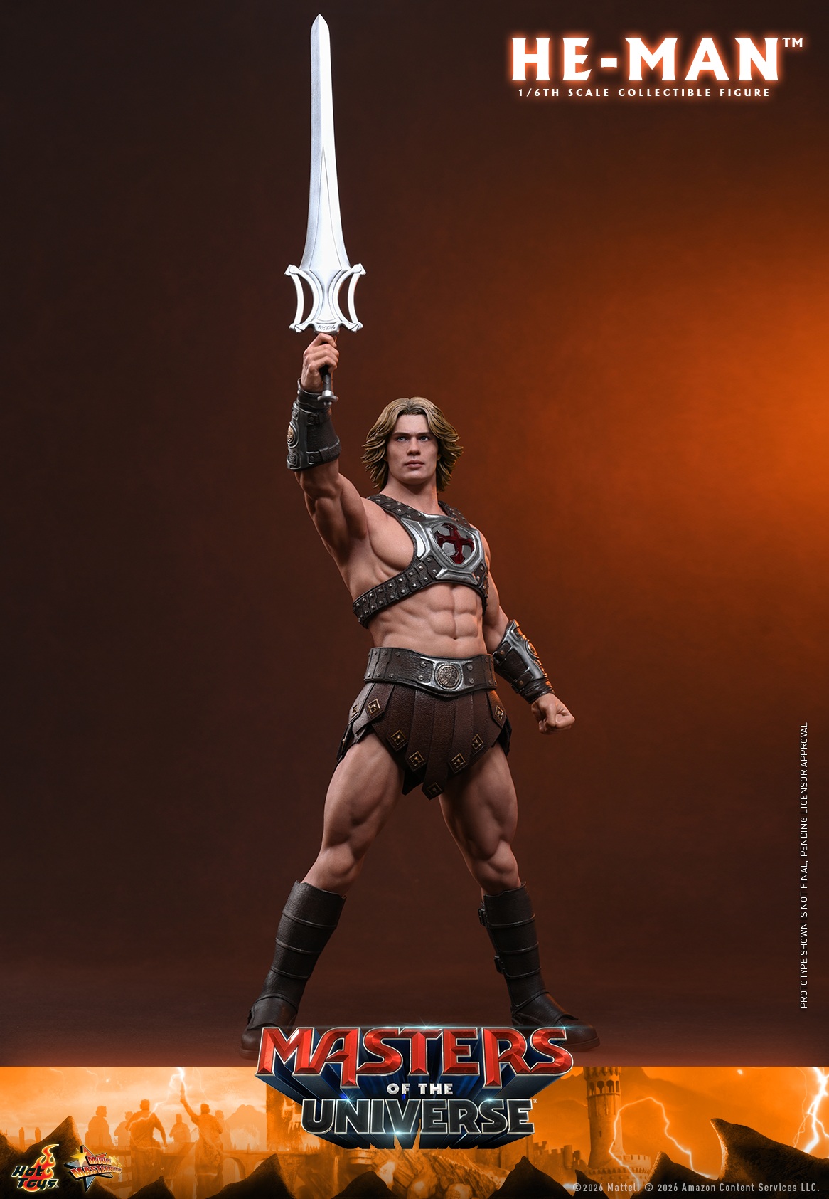 Pre-Order Hot Toys Masters of the Universe He-Man Sixth Scale Figure MMS888